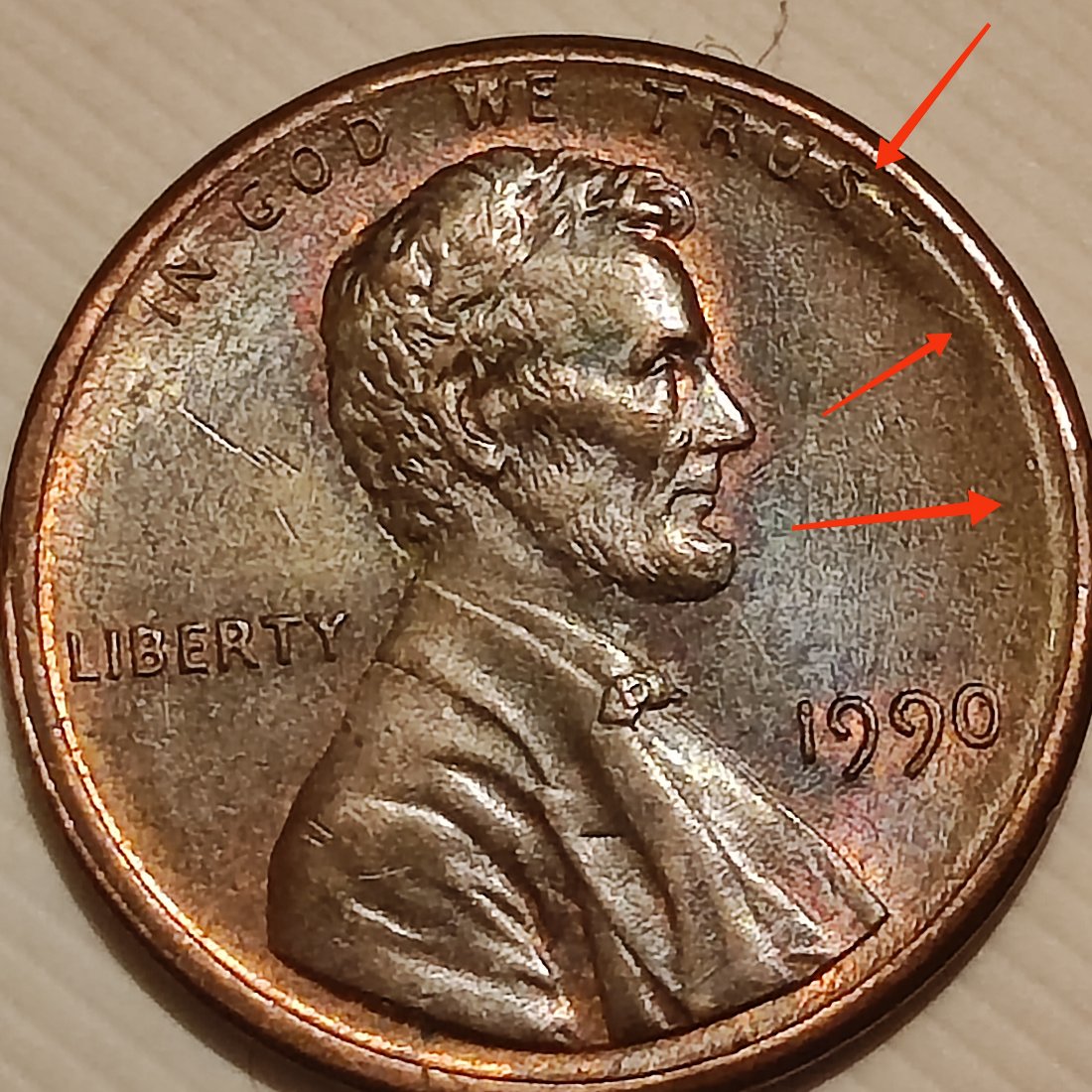 1990-Lincoln-Penny-Coin